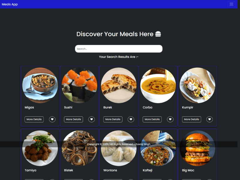 Meals App